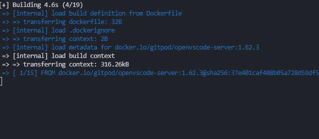 building open vscode server image