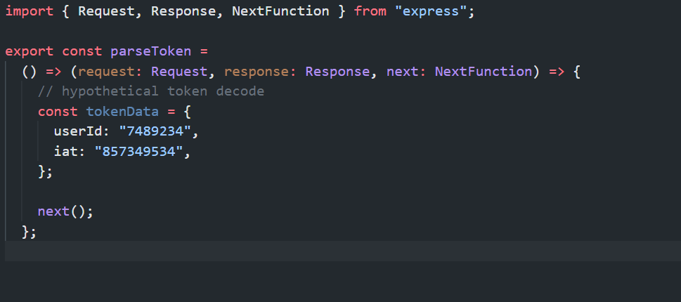 How To Extend Express Request Interface in Typescript