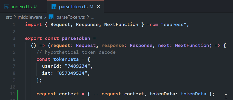 How To Extend Express Request Interface in Typescript