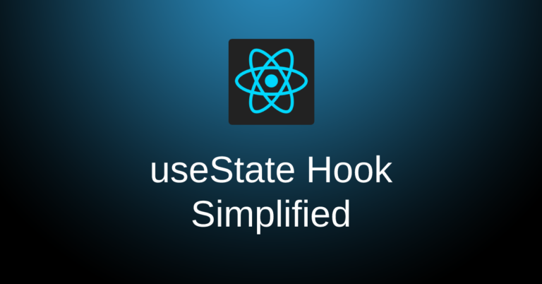 useState hook in React, simplified